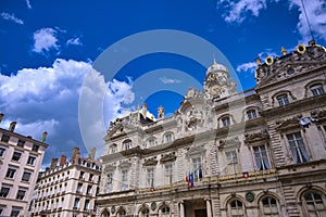 The Hotel de Ville in Lyon, France