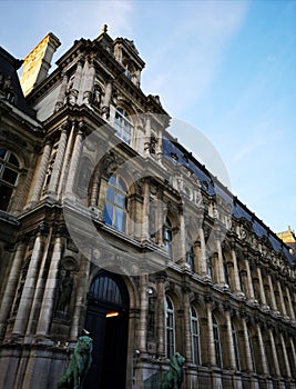 Hotel de Ville at Paris, France