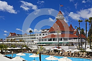 Hotel del Coronado with pool photo