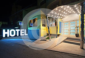 Hotel entrance