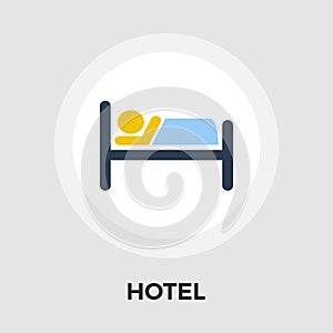 Hotel Flat Icon