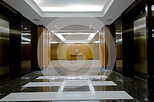 Hotel hall interior