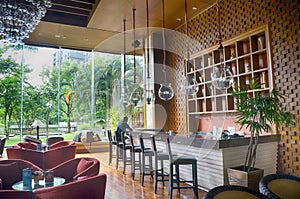 Hotel hall lobby lighting