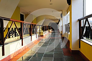 Hotel hallway