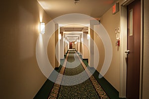 Hotel hallway