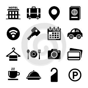 Hotel Icons Set