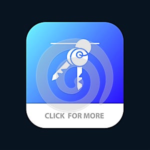 Hotel, Key, Room, Keys Mobile App Icon Design