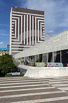 Hotel Kyjev in Bratislava on a sunny day