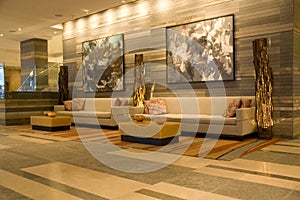 Hotel lobby