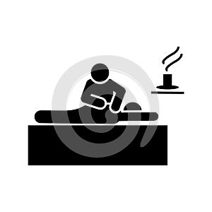 Hotel, massage, services, accommodation icon. Element of hotel pictogram icon. Premium quality graphic design icon. Signs and