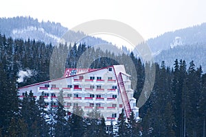 Hotel on mountain