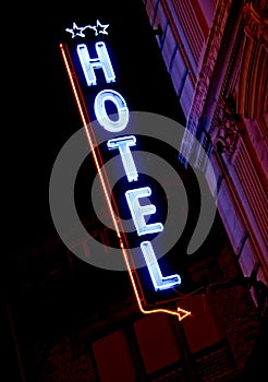 Hotel Neon Sign