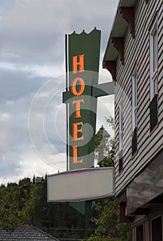 Hotel Neon Sign photo