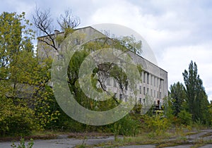Hotel Polissya in Ghost City of Pripyat exclusion Zone
