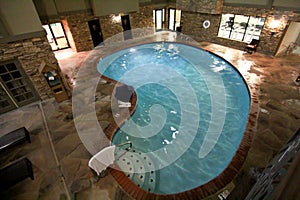 Hotel Pool at night