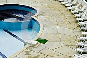 Hotel pool and patio