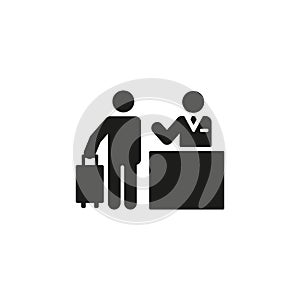 Hotel Reception Icon