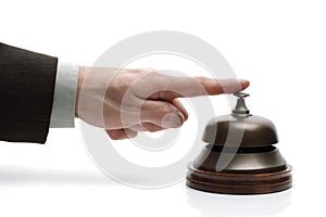 Hotel reception service bell