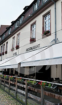 Hotel and restaurant