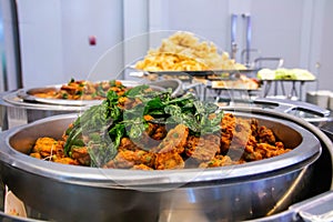 Hotel restaurant food catering service buffet banquet for wedding