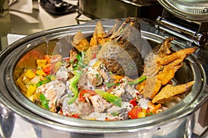 Hotel restaurant food catering service buffet banquet for wedding