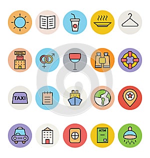 Hotel and Restaurant Vector Icons 6