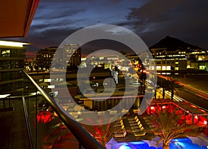 Hotel Roof Top and City Lights