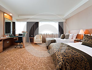 Hotel room interior