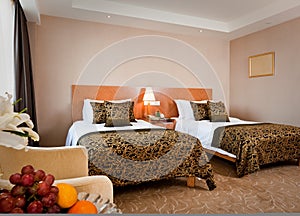 Hotel room interior