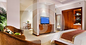 Hotel room interior