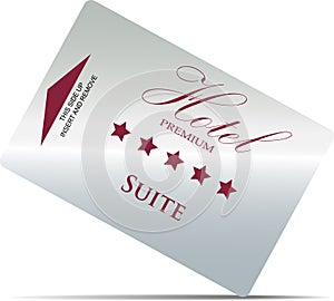 Hotel room key card