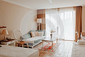 Hotel Room Simple Interior Design Contemporary Bed