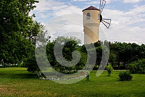 Hotel of the sanatorium Mirgorod and a park zone