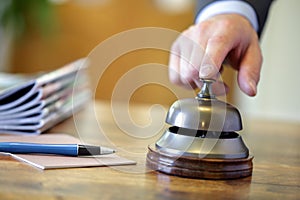 Hotel service bell photo