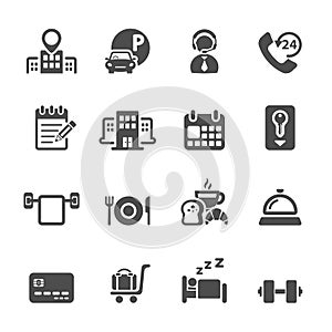 Hotel service icon set 3, vector eps10