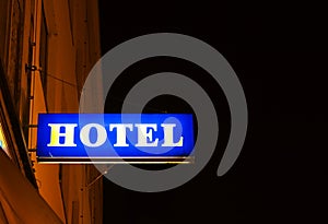 Hotel sign photo