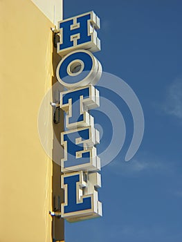 Hotel sign