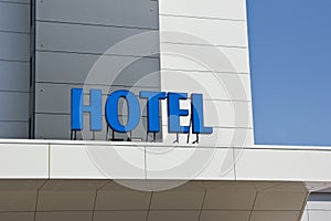 Hotel sign