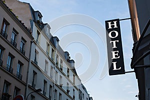 Hotel sign