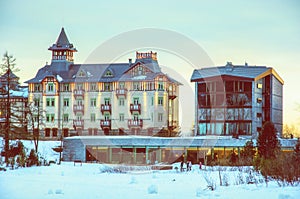 Hotel na Štrbskom plese, Vysoké Tatry, Slovensko