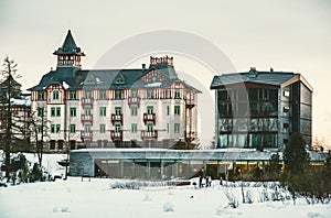 Hotel na Štrbskom plese, Vysoké Tatry, Slovensko