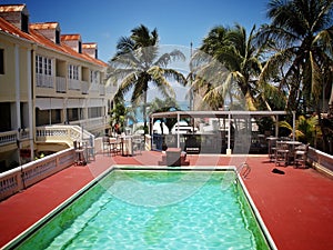 Hotel swimming pool