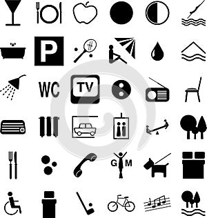 Hotel symbols photo