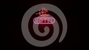 Hotel Valentine Neon Light Sign