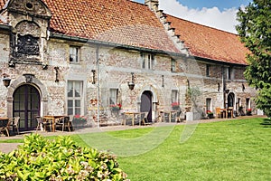 The hotel at Valkenburg Castle Schaloen in The Netherlands