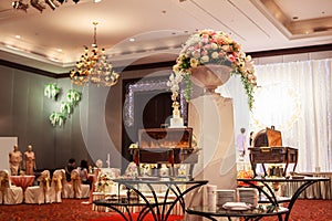 Hotel venue restaurant food catering service buffet, cocktail banquet for wedding ceremonies, seminars, meetings, conferences, par photo