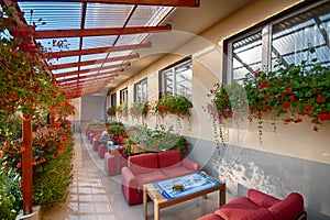 Hotel veranda