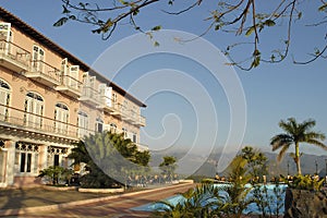 Hotel in the Vinales valley in Cuba.