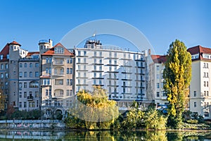 Hotels Belle-Etage, Pension Kammern am See and Ringhotel Seehof at the shore of Lake Lietzen in Berlin, Germany photo