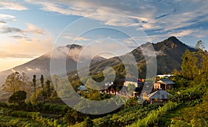 Hotels on Kintamani with Mount Abang and Agung